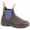 Blundstone #578 Original 500 Boot In Stout Brown With Blue Elastic