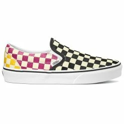 Vans Women's Glitter Check Classic Slip-On Shoe