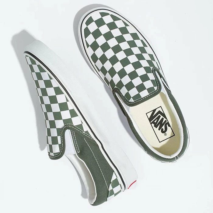 Vans Women's Checkerboard Classic Slip-On Shoe - Image 2