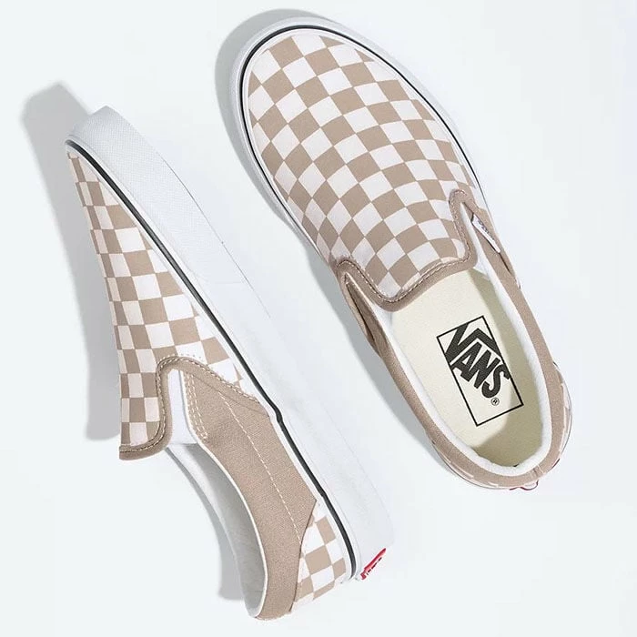 Vans Women's Checkerboard Classic Slip-On Shoe - Image 2