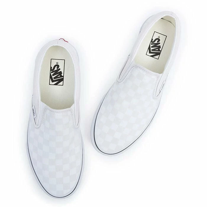 Vans Women's Checkerboard Classic Slip-On Shoe - Image 2